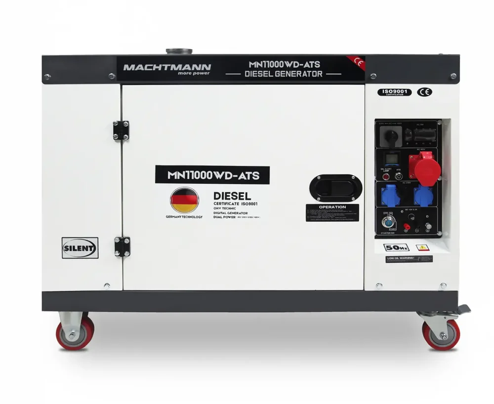 Agregat Prądotwórczy Diesel Machtmann 11000WD ATS 400V 10.6 kVA Trójfazowy