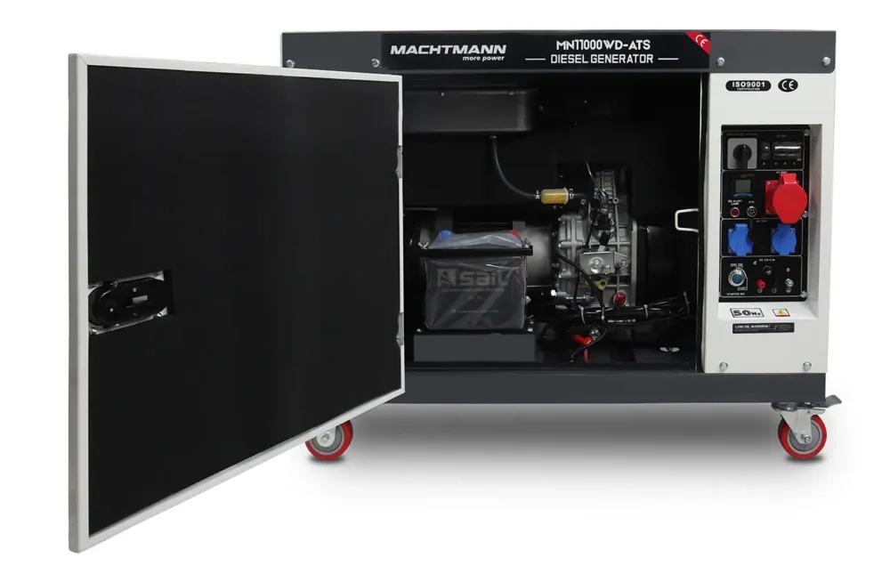 Agregat Prądotwórczy Diesel Machtmann 11000WD ATS 400V 10.6 kVA Trójfazowy