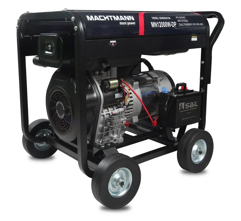 Agregat Prądotwórczy Diesel Machtmann 12000W-DP 400V 11.8 kVA Trójfazowy