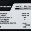 Agregat Prądotwórczy Diesel Machtmann 12000W-DP 400V 11.8 kVA Trójfazowy