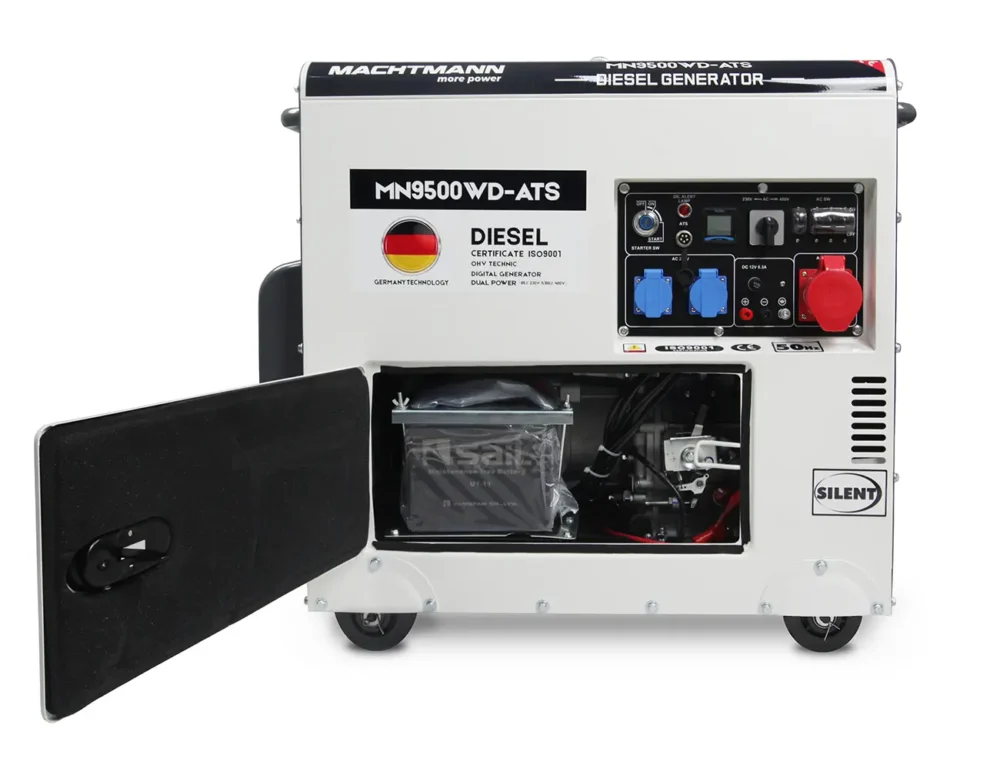 Agregat Prądotwórczy Diesel Machtmann 9500WD ATS 400V 9.4 kVA Trójfazowy